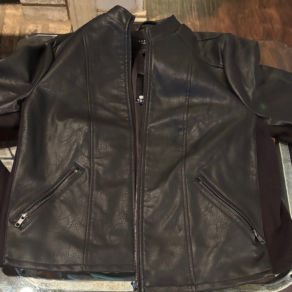 Torrid Black Faux Leather Jacket